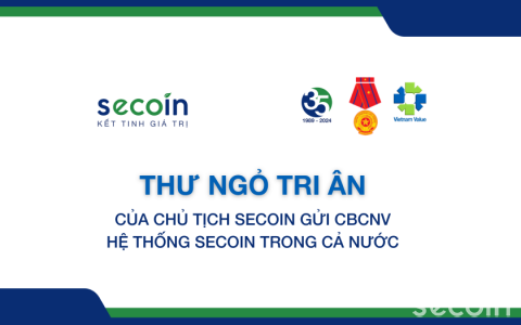 Thư ngỏ tri ân của Chủ Tịch Secoin -  Thương hiệu Quốc gia 2024-2026